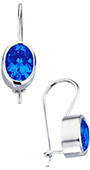 Ceylon Sapphire Earrings