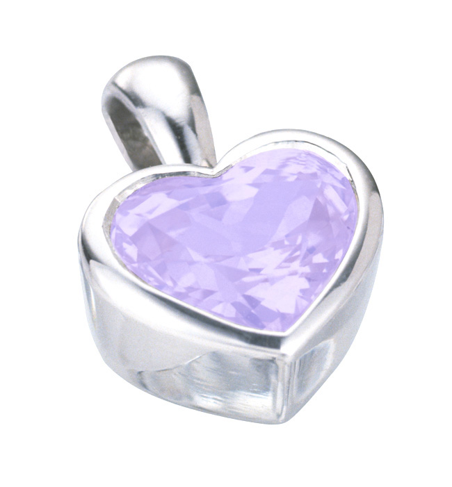 Lavender Sapphire Heart