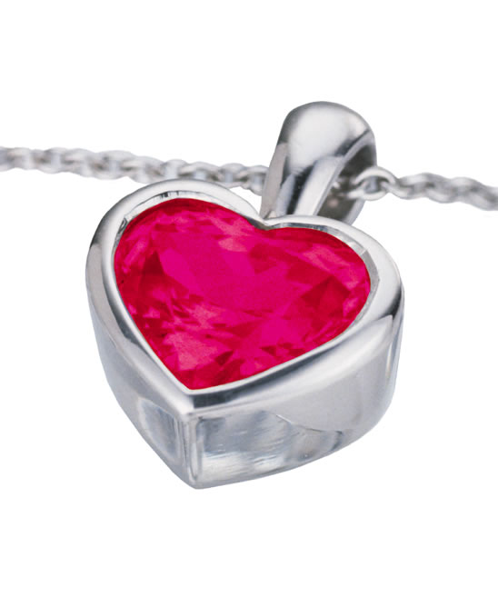 Burmese Ruby Heart
