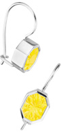 yellow earrings
